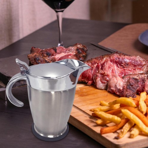 Stainless steel sauce jug - stainless,
